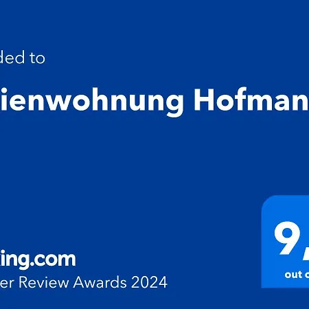 Ferienwohnung Hofmann *